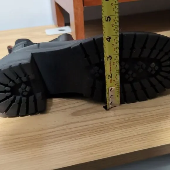 Boden Black Leather Heeled Chelsea Boots Chunky Block Heel Sz 41 - Picture 14 of 14